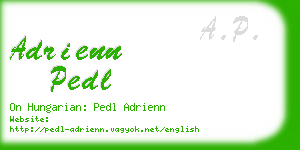 adrienn pedl business card